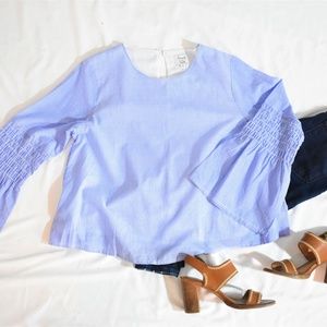 Sunset & Sixth Bell Sleeve Blouse
